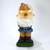 Blowing‑bubble Gnome Statue Solar LED Light Resin Garden Outdoor Yard Ornament Decor
