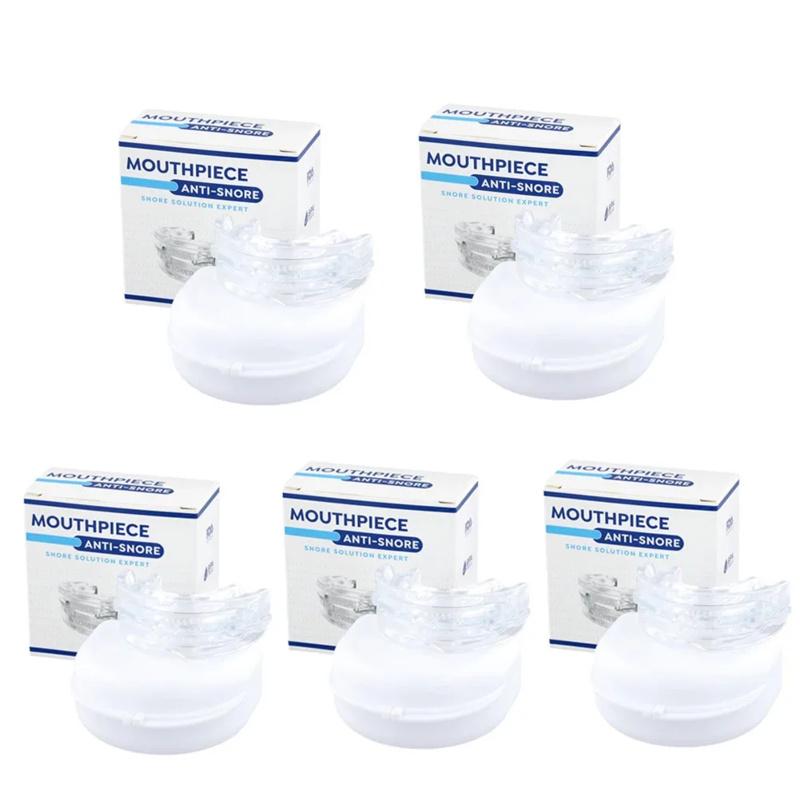 Anti Snoring Bruxism Mouth Guard Device Improve Sleeping Quality Anti Apnea Snoring Solution with Storage Box