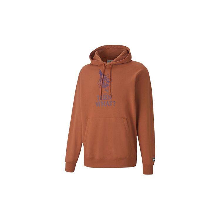 PUMA Downtown Graphic Hoodie  Brown  Men s 599303-26 L