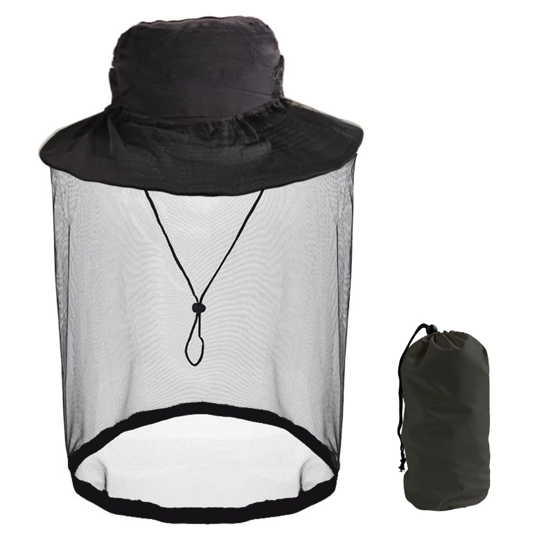 Mosquito Repellent Hat with Insect Repellent Head UV Summer Sunburn UV Gardening [Mokasali] Net, Net, Protection, Use, Sunshade, Prevention,