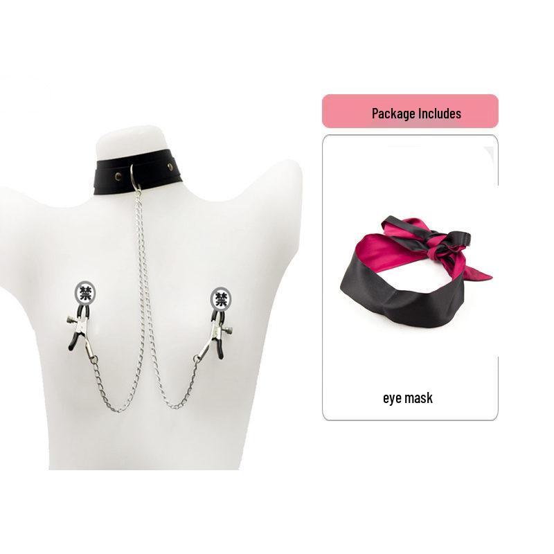 Adult Toys: Sex Collars, Nipple Clamps, SM Neck Collars, Neckbands, Bondage Restraints, Queen Training, Leashes, Couples Accessories.