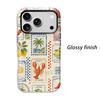 Limoncello Citrus Lemons Stamp Pattern Art Film Aesthetic Protective Shockproof Bumper Case Cover For iPhone 14 15 16 17 Pro Max Plus