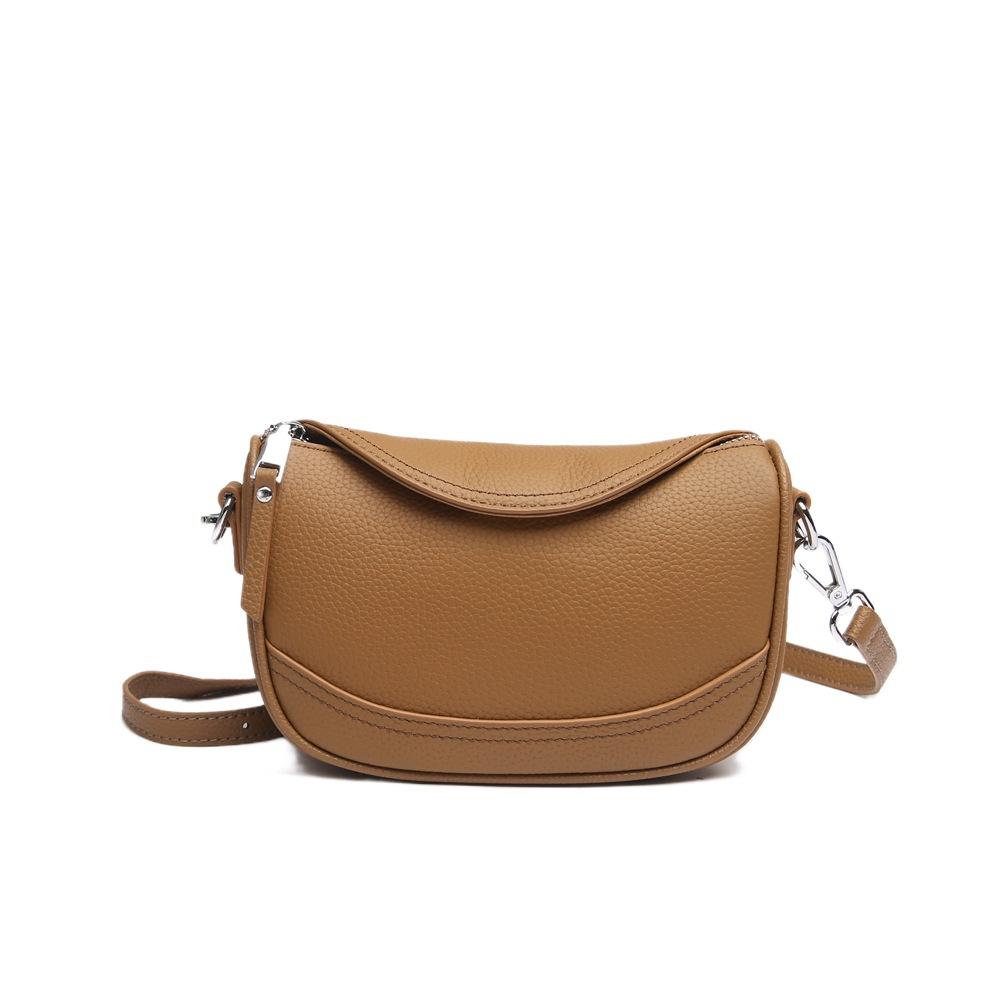 

Fashi Genuine Leather Women Crossbody Bag Small Shoulder Handbag Cow Leather Female Messenger Bags верблюд
