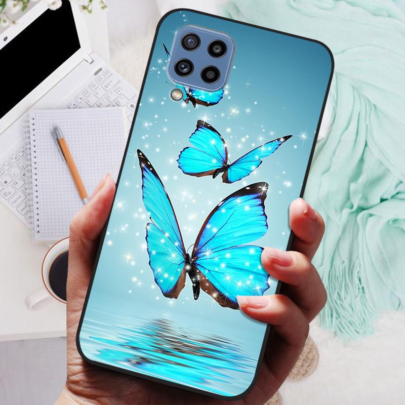 For Samsung M32 Case SM-M325F TPU Luxury Soft Fashion Silicone Phone Case For Samsung Galaxy M32 Coque Back Cover Fundas Shell