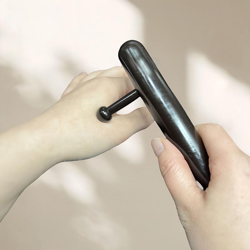 Deep Tissue Massage Tool, Trigger Point Massage Thumb Saver Massager for Back,Leg,Waist, Therapists Equipment Wood Massage Tools