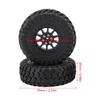 Remote Control Truck Tires Rubber Durable For Mangniu MN82 Toyota LC79 Pickup Remote Control Truck High-Grip Tires