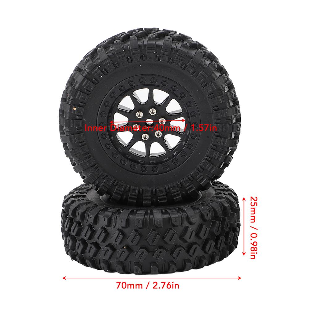 Remote Control Truck Tires Rubber Durable For Mangniu MN82 Toyota LC79 Pickup Remote Control Truck High-Grip Tires