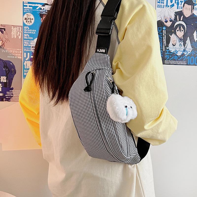 Women's Mobile Phone Bag Student Shoulder Crossbody Bag Sports Chest Bag
