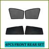 Magnetic Car Side Window Sunshades For Toyota RAV4 XA40 (2014-2019) For Rear Passenger Privacy Auto Window Sun Protection SHADESWindshield Sunshades