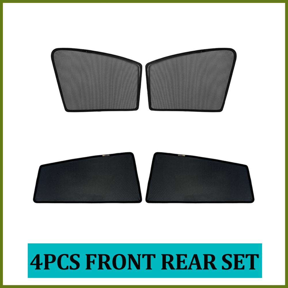 Magnetic Car Side Window Sunshades For Toyota RAV4 XA40 (2014-2019) For Rear Passenger Privacy Auto Window Sun Protection SHADESWindshield Sunshades