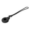 Round Type AntiLost Silicone Sleeve Shell Skin Protective Cover Case for IOS Locator(Black )