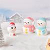 Christmas Decoration Santa Claus Snowman Figurine Fairy Christmas Miniatures Figurines Christmas Gifts DIY Home Decoration