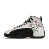 Zapatillas Air Jordan 12 Retro GS Floral para Niños Blanco Verde Vívido Lavanda Niebla DR6956-100