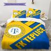 Teplice team logo Pattern Bedding Home Decoration Birthday Gift (1 * duvet cover + 2 * pillowcase, without core)