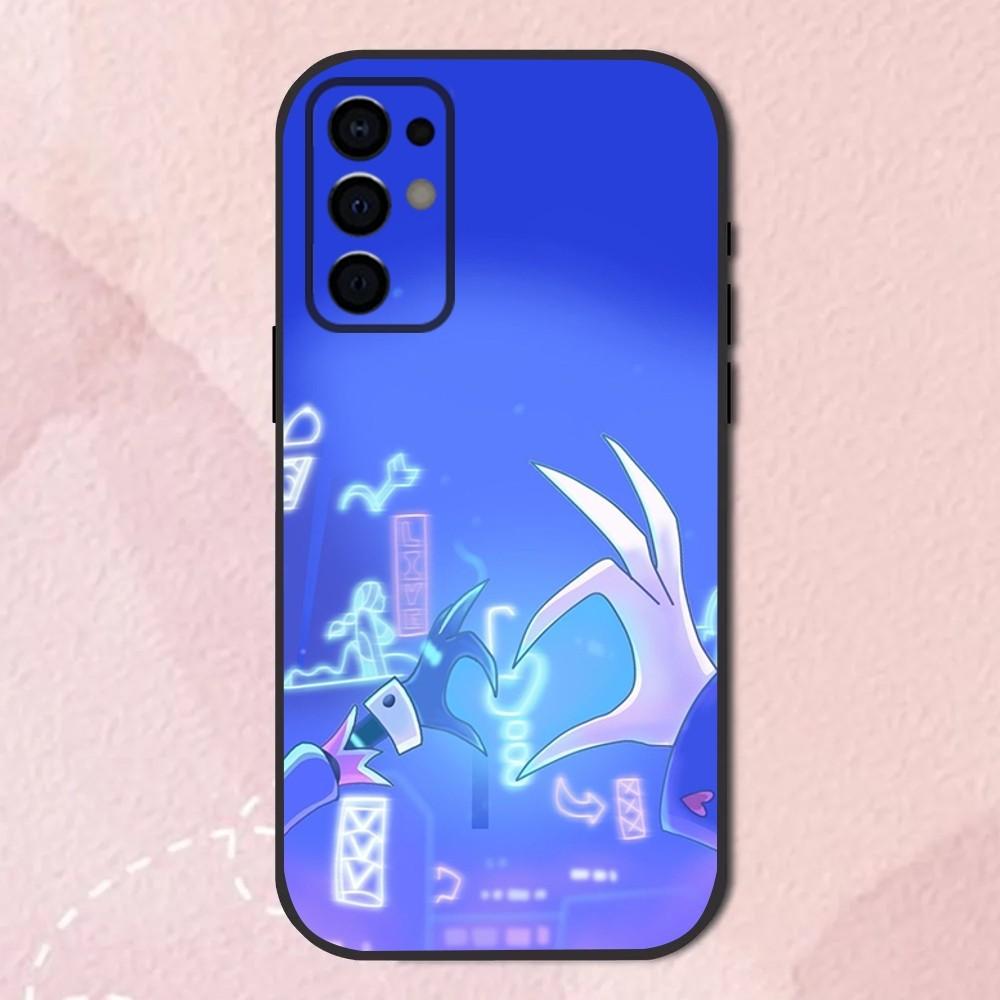 Anime Cartoon Phone Case For Samsung S24,S21,S22,S23,S30,Ultra,S20,Plus,Fe,Lite,Note,10,9,5G H-Helluva Boss Black Soft Shell