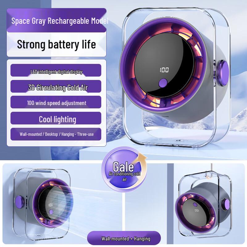 ZISIZ Rechargeable Air Cooler Fan