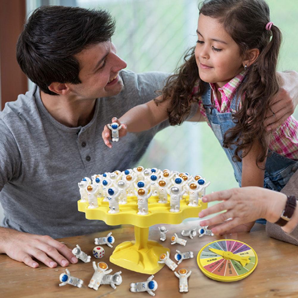 Space Balance Tree Game Stackable Balance Tree Toy Astronaut Game Birthday Board For Children G C7T8