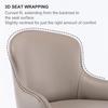 Black Titanium Stainless Steel Bar Stools,Grade Modern Leather Bar Chair with Backrest,Swivel Adjustable Height for Kitchen Counter and Dining Room