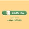 Tulip Puppy Silicone Wrist & Mouse Pad Set - Cute Keyboard Hand Support, Perfect Gift for Office or Girls