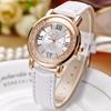 Rhinestone Luminous Leather Diamond Watch Quartz Watch Women'S Hand Diamond Watch 773