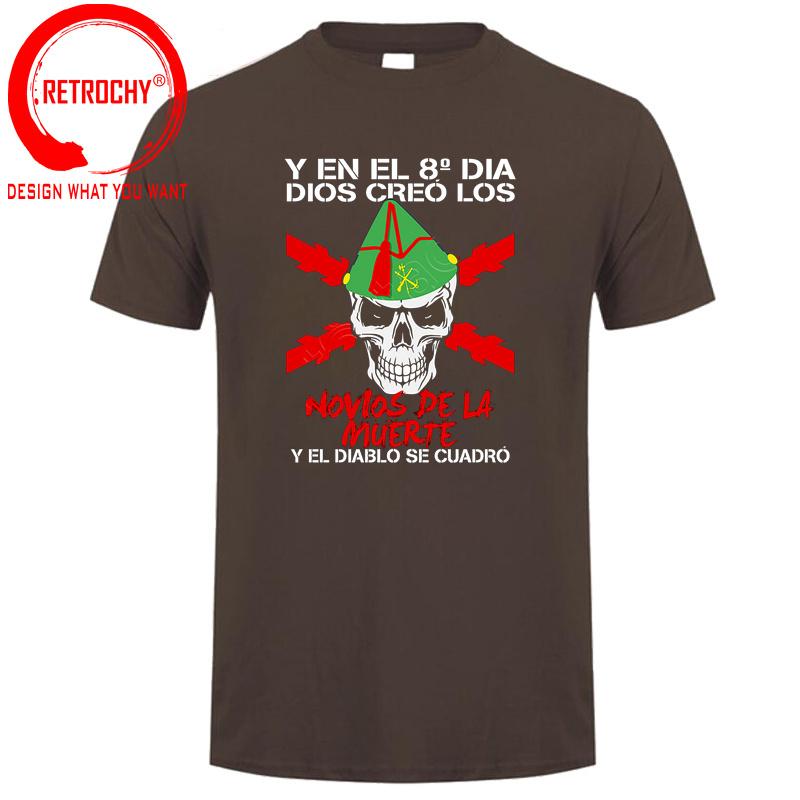 Spain Legion Novios De La Muerte T Shirt Unisex Funny Design Cotton Tshirt Fashion Clothing Harajuku Tshirt Black Tops Tees Shirt