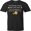 9 Crowns Tees Men's People Skills Funny Sarcastic T-Shirt