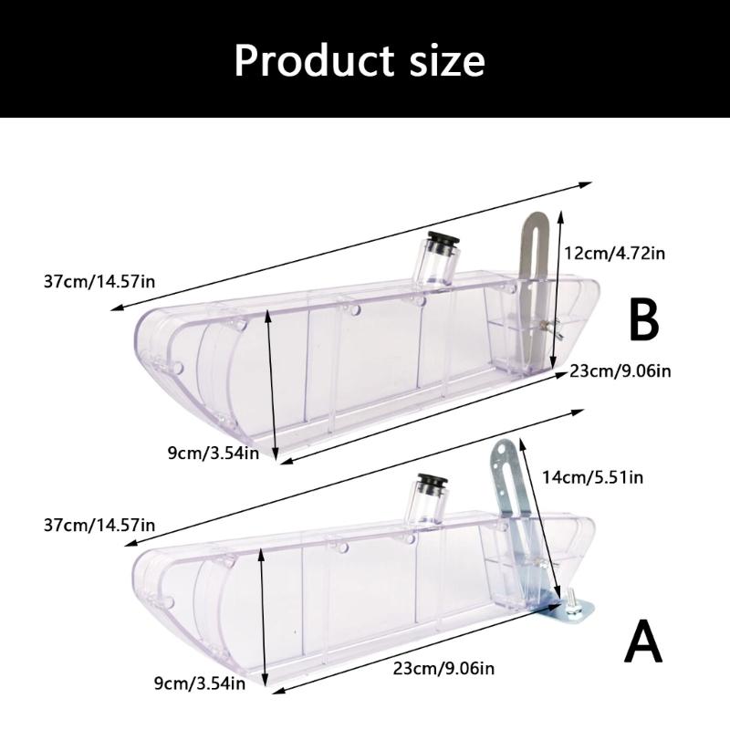 Quick Releases Table Sawer Safety Guards Shatterproof Material Universal Blade Guard for Workshop Use