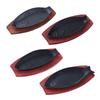 Small Cast Iron Teppanyaki Griddle Pan with Clip
