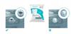 Cartuccia filtro Aqua Optima Evolve+ 3 pezzi per brita maxtra dafi unimax aquaphor