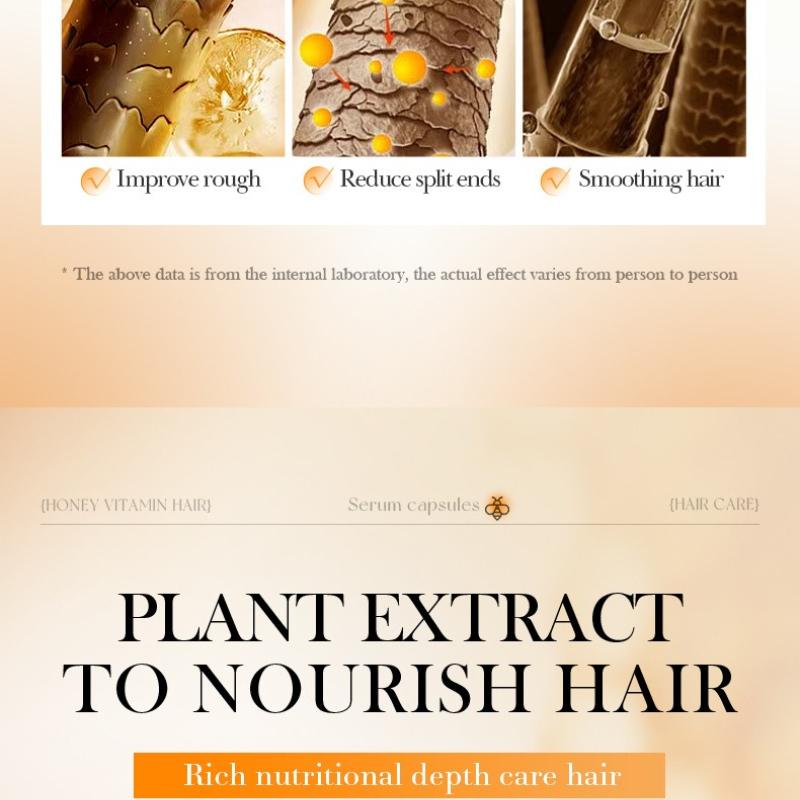 Bee Brew Vitamin Hair Care Serum Capsules, Moisturizing Hair Conditioner