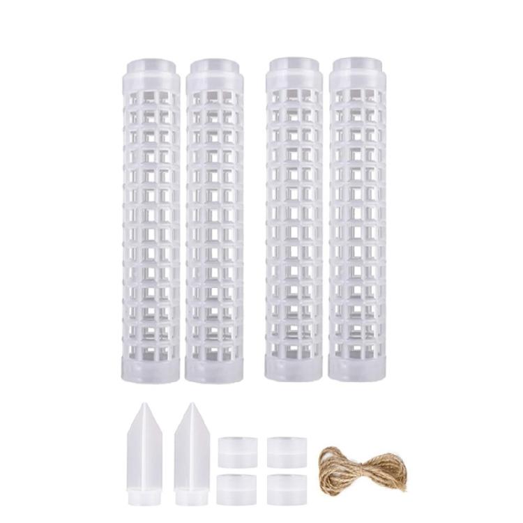 4Pcs Plastic Moss Poles for Plant Monstera Climbing Plant Support Stackable 1