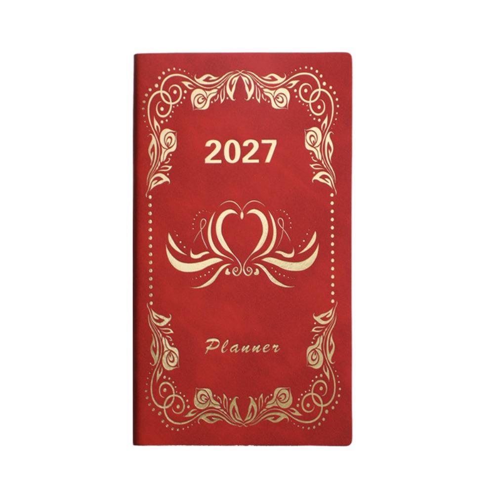 Wear-resistant 2027 Schedule Planner Notepad A6 Office Work Planner Diary Writing Pads  Business