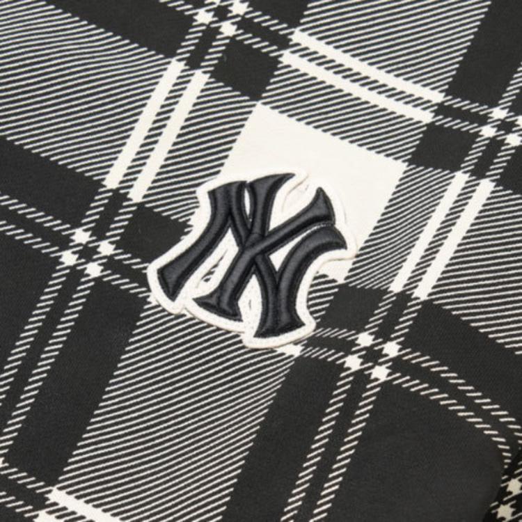 MLB New York Yankees Sweatshirts Unisex Black Crew Neck Moderate Regular 3AMTC2114-50CRS
