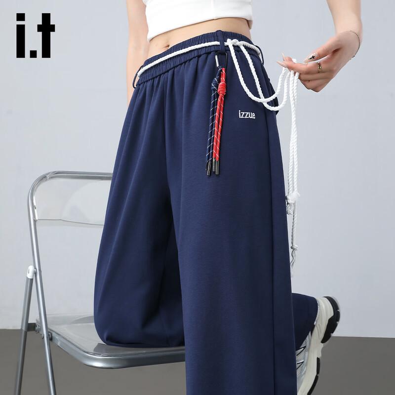 Izzue It Women's High-Waist Wide-Leg Sweatpants