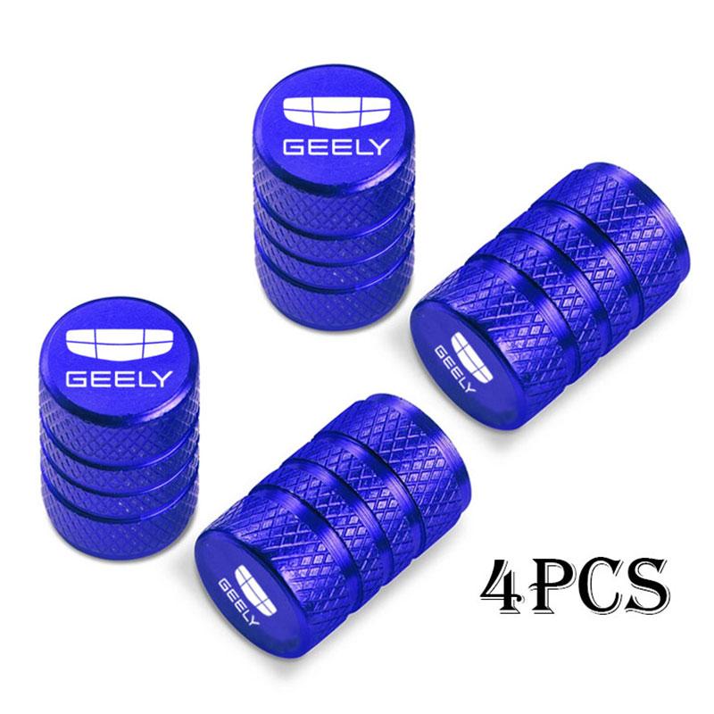 for Geely Atlas Coolray Emgrand EC7 EC8 X7 EX7 CK2 Car Wheel Tire Valve Caps Tyre Stem Covers Airdust Waterproof