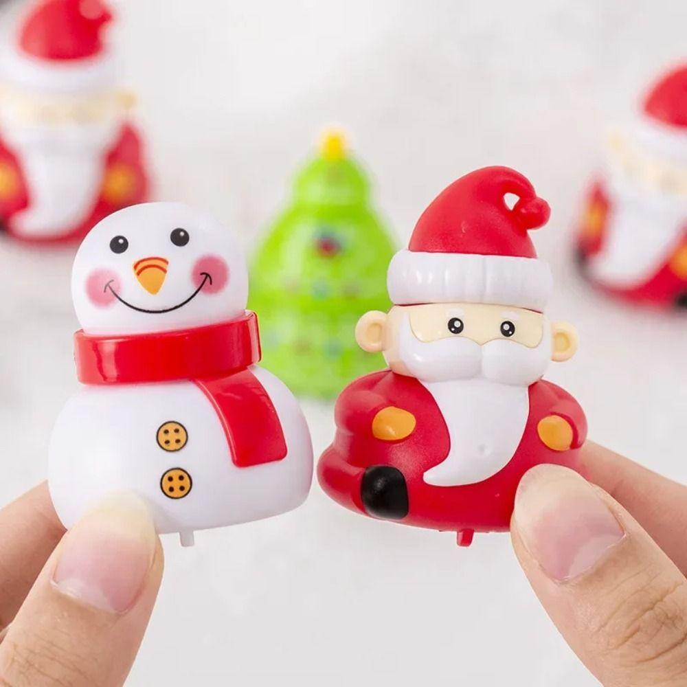 Christmas Tree Snowman Car Toys Decoration Santa Vehicle Toy Christmas Pull Back Car  Kindergarten