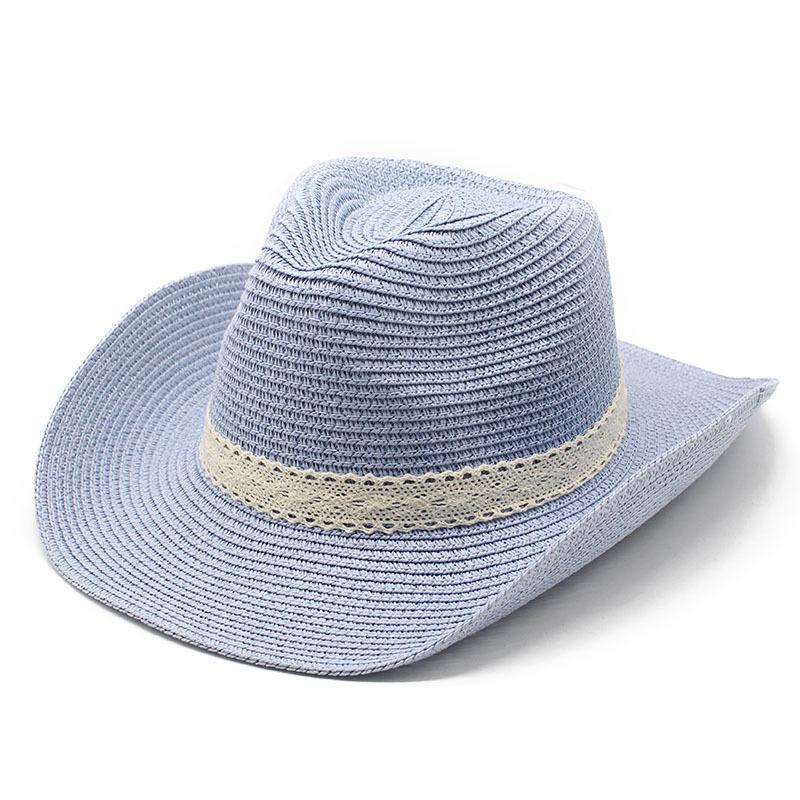 Ethnic Style Jazz Hat Summer Men And Women Boutique Straw Hat Sunshade Casual Beach Hat Retro Top Hat