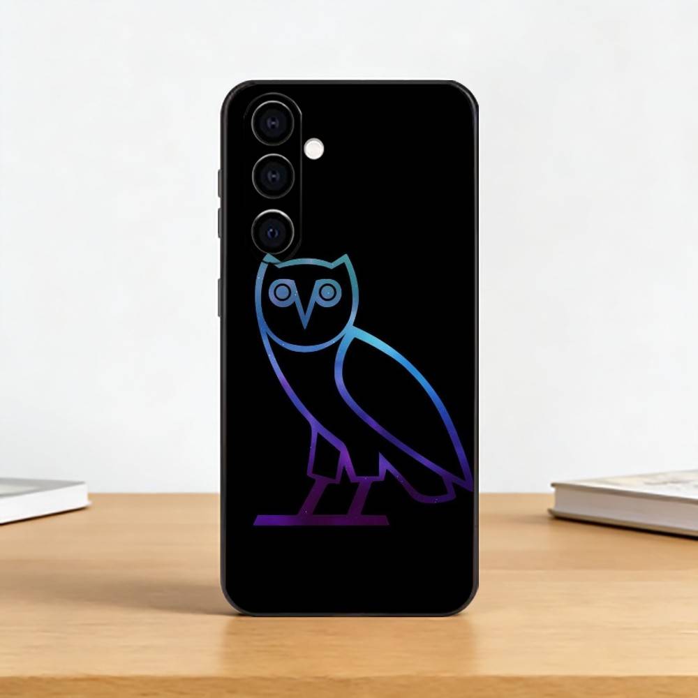 D-Drake OvO O-OWL  Phone Case Black Silicone Soft For Samsung Galaxy A73,A72,A71,A70,A53,A52,A51