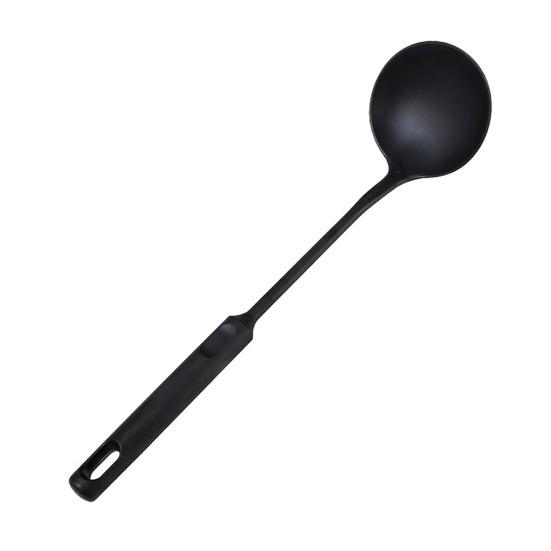 Wok Spatula And Ladle Set Extended Handle Spatula Smooth Edges Soup Spoon Scratch-free Cooking Utensil