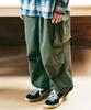 Weite Cargohose (khaki)