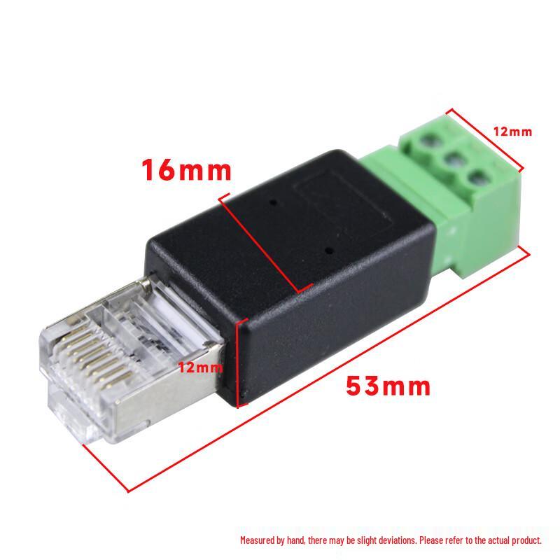 Yidesheng RJ45 zu RS485 3-Pin Klemmenblock-Konverter