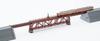 TOMIX N Gauge Upper Deck Truss Bridge S280 Red 2 Brick 3266 Model Train Supplies Single-Track (F) (with Piers)