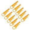 10Pcs High Efficiency Mini Wire Stripper Multifunctional Portable Crimping Pliers Durable Network Tool Daily Use