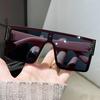 Fashion Large Frame Square Women Sunglasses Gradient Lens Outdoor UV Protective Shades Glasses for Men Women