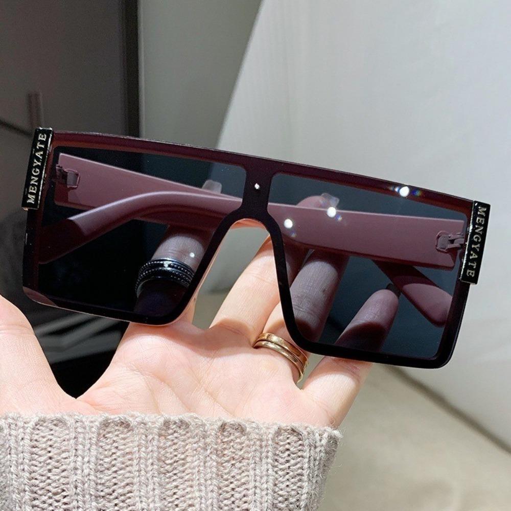 Fashion Large Frame Square Women Sunglasses Gradient Lens Outdoor UV Protective Shades Glasses for Men Women