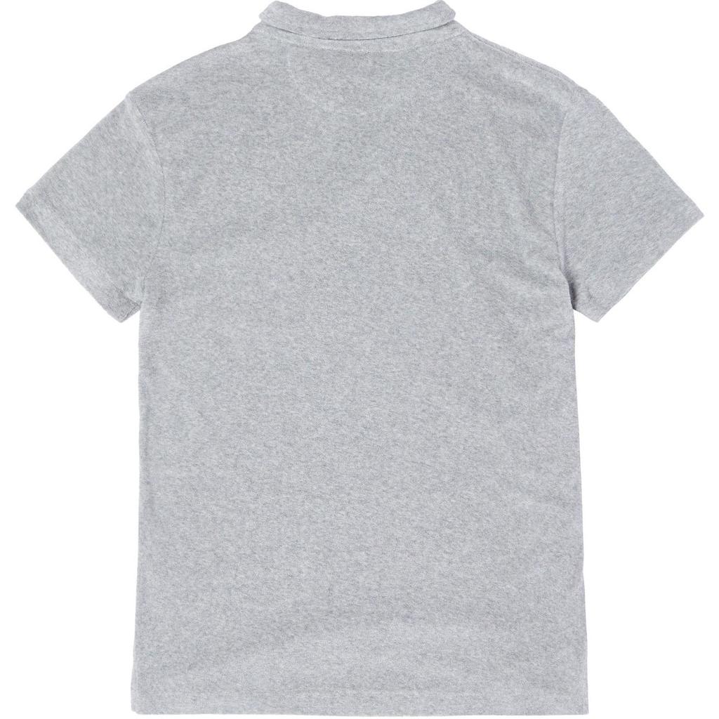 Polo Ralph Lauren Solid Color Logo Embroidered Casual Short Sleeve Polo Shirt Men tops Gray 710937319003