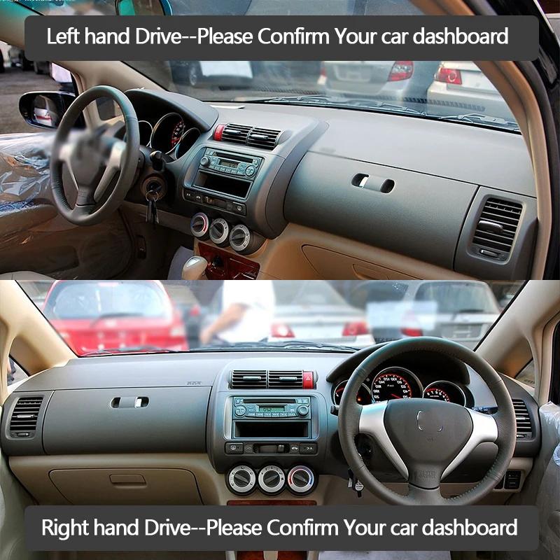 High-quality Leather Instrument Panel Protection Pad and Light-proof Pad for Honda City 2003-07 GD8 GD9 Car Styling Accessories