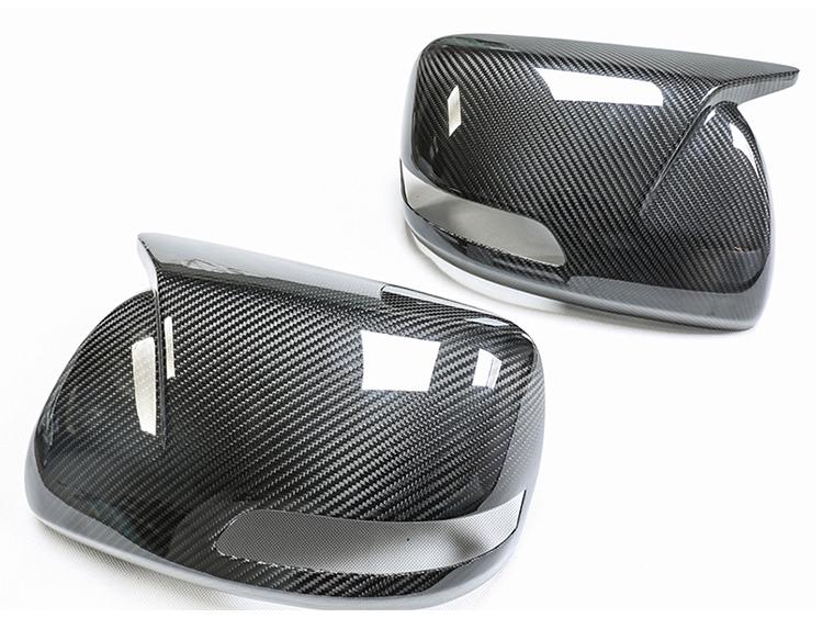 Toyota Prado Land Cruiser LC150 Dry Carbon Fiber Rearview Mirror Shell