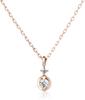 Bloom Official Women's Necklace, 10K Pink Gold with Diamonds, 0442-8852-0010-0000