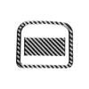 For Nissan X-TRAIL 2014-2018 Car Carbon Fiber Co-Pilot Storage Box Switch Handle Panel Frame Decoration Stickers Interior Parts